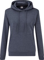 Fruit of the Loom - Lady-Fit Classic Hoodie - Donkergrijs - S