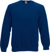 Fruit Of The Loom Unisex Raglan Mouwen Belcoro® Sweatshirt (Marine)