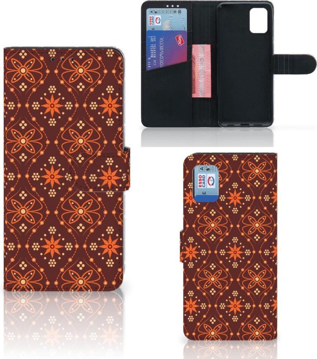Samsung Galaxy A31 Telefoon Hoesje Batik Brown