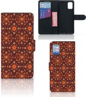 Telefoonhoesje Geschikt voor Samsung Galaxy A31 Wallet Book Case Batik Brown