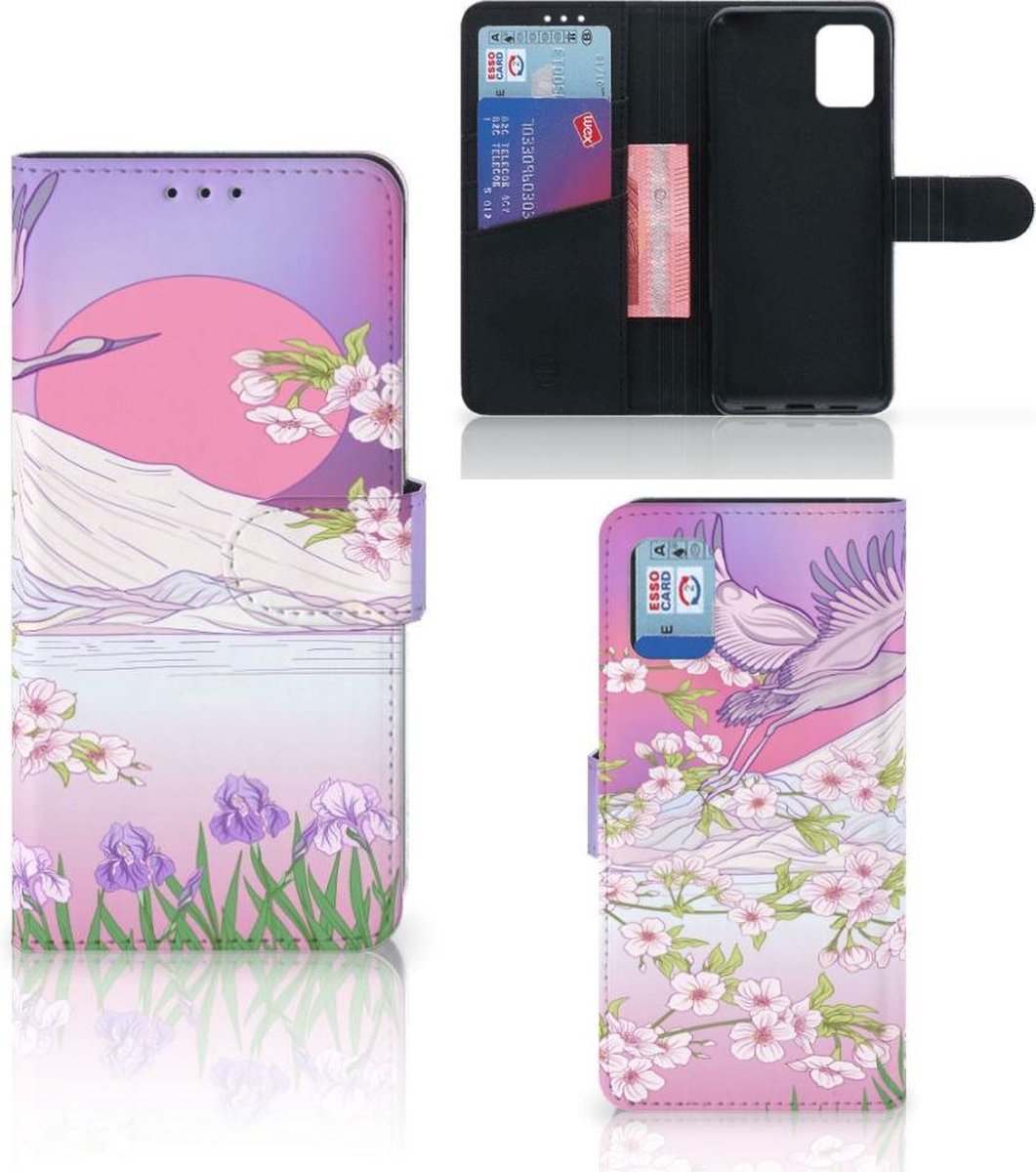 Samsung Galaxy A31 Telefoonhoesje met Pasjes Bird Flying
