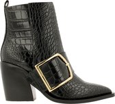 Suptertrash Abby Mid Bck Crc Ankle Boot/Bootie Women Black 39