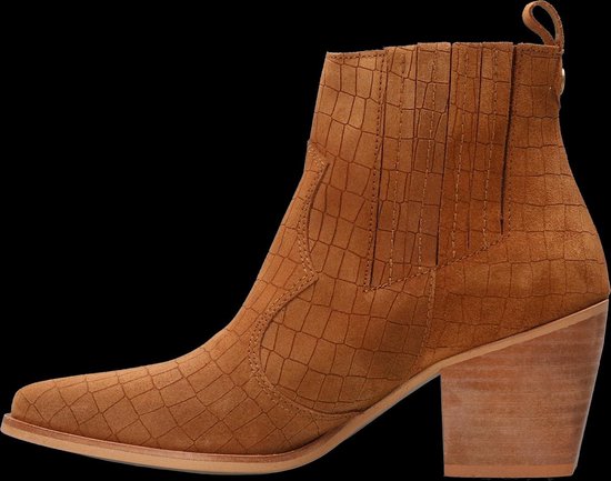 Shelly Enkellaars Cognac Dames Laarzen Cognac maat 41 Shelly Enkellaars Cognac Dames Laarzen Cognac maat 41