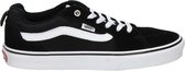 Vans Filmore Heren Sneakers - (Suede/Canvas)Black/White - Maat 45