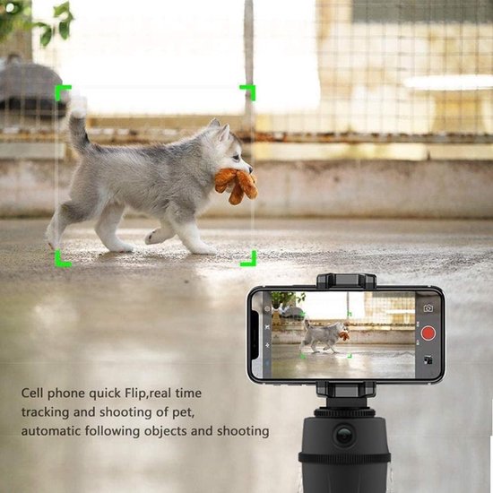 Draaibare AI-camera - Smart Shooting - Auto object - Face Tracking - Tri-pod - Telefoonhouder