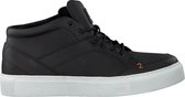 HUB Kingston 3.0 Hoge sneakers - Leren Sneaker - Heren - Zwart - Maat 44