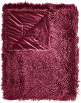 ESSENZA Vita Plaid Burgundy - 140x200 cm