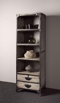 Tower Living Basto Grey Boekenkast 190 cm Grijs Hout