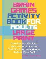 Brain Games Activity Book For Adults Large Print