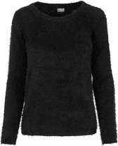 Urban Classics Sweater/trui -XL- Nylon Feather Crew Zwart