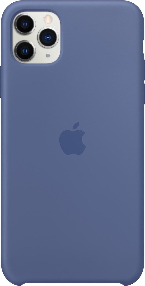 Apple Silicone Backcover iPhone 11 Pro Max hoesje - Linen Blue