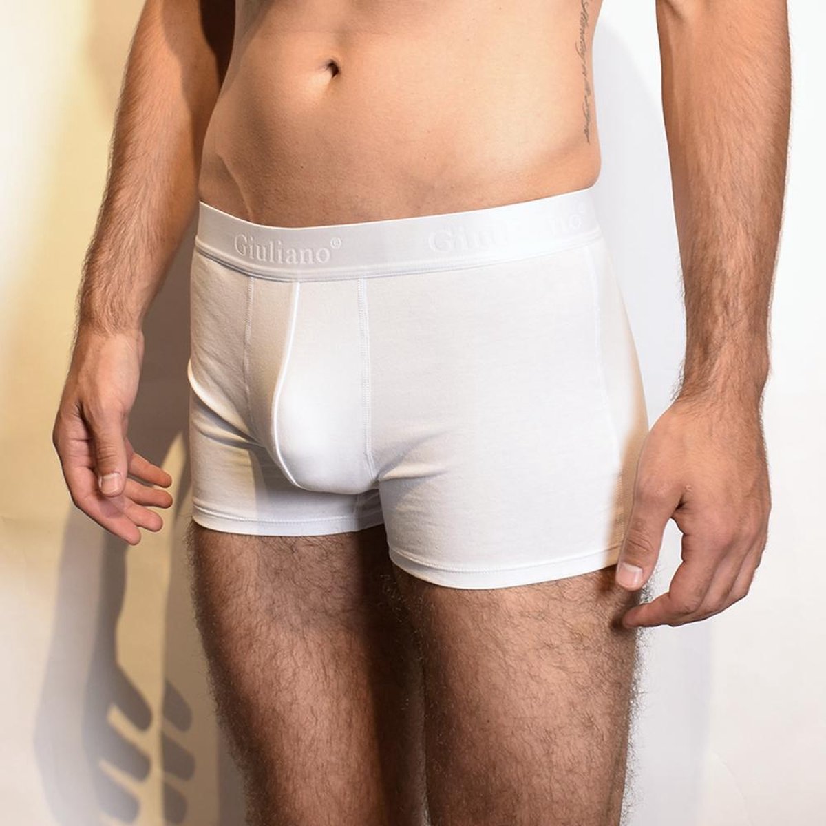 Giuliano - Heren Boxershort - Maat XL - Wit