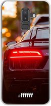 Samsung Galaxy J8 (2018) Hoesje Transparant TPU Case - Audi R8 Back #ffffff