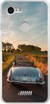 Google Pixel 3 Hoesje Transparant TPU Case - Oldtimer Mercedes #ffffff