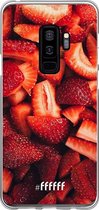 Samsung Galaxy S9 Plus Hoesje Transparant TPU Case - Strawberry Fields #ffffff