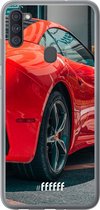 Samsung Galaxy A11 Hoesje Transparant TPU Case - Ferrari #ffffff