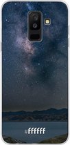 Samsung Galaxy A6 Plus (2018) Hoesje Transparant TPU Case - Landscape Milky Way #ffffff