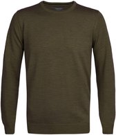 Profuomo - Pullover Wol Groen - XXL - Regular-fit