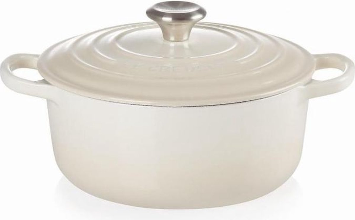 Le Creuset Braadpan Signature Meringue - Ø 24 cm / 4.2 Liter