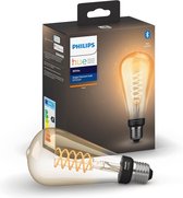 Philips Hue Filament Lichtbron E27 ST72 Edison - White - Ø 7,2 cm - 7W - Bluetooth