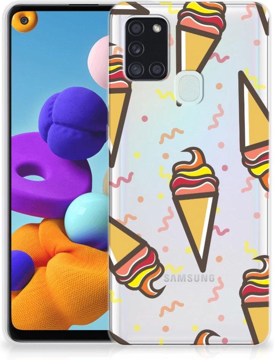 Samsung Galaxy A21s Siliconen Case Icecream