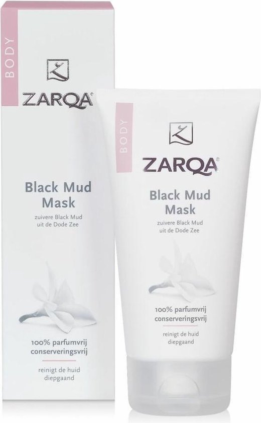 Zarqa black mud lichaamsmasker