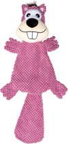 Duvo+ Pluche eekhoorn flatty Paars 49x25x9cm