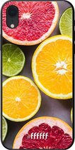 iPhone Xr Hoesje TPU Case - Citrus Fruit #ffffff