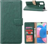 Samsung Galaxy M31 - Bookcase Groen - portemonee hoesje