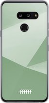 LG G8 ThinQ Hoesje Transparant TPU Case - Fresh Geometric #ffffff