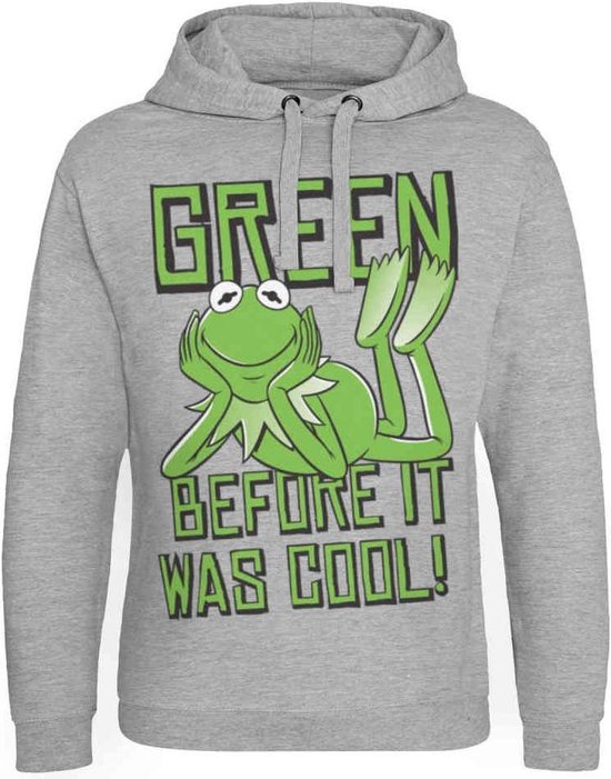 The Muppets Hoodie/trui Kermit - Green, Before It Was Cool! Grijs