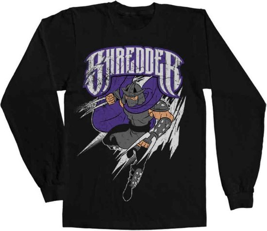 Teenage Mutant Ninja Turtles Longsleeve shirt -L- The Shredder Zwart