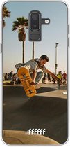 Samsung Galaxy J8 (2018) Hoesje Transparant TPU Case - Let's Skate #ffffff