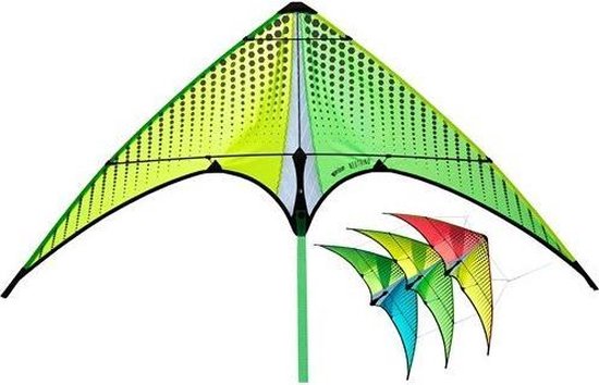 Prism Stacker-kite Neutrino 100 Cm Nylon/carbon Groen/geel