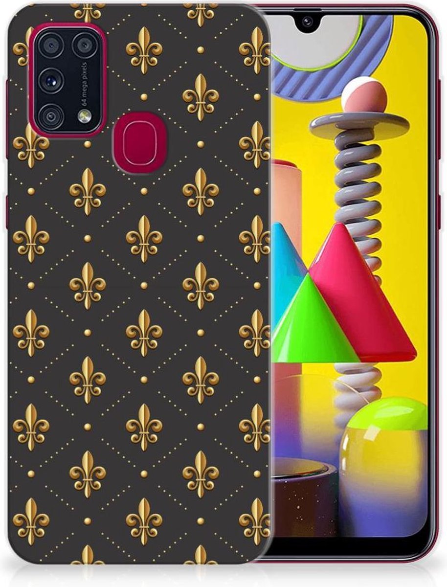 Samsung Galaxy M31 TPU bumper Franse Lelie