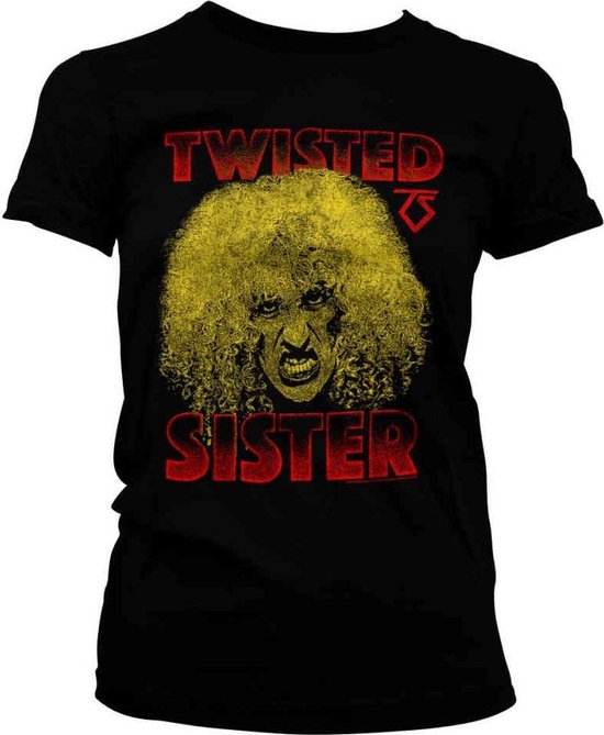 T-shirt Twisted Sister Band - Noir Os Taille Réelle | T-shirt Groupe Rock Métal | Tee-shirt Adulte Unisex Coton