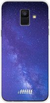 Samsung Galaxy A6 (2018) Hoesje Transparant TPU Case - Star Cluster #ffffff