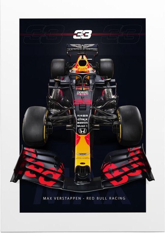 Max Verstappen (Red Bull Racing F1 2020) - Foto op Posterpapier - 50 x 70  cm (B2) | bol.com