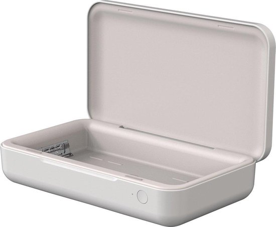 Samsung Desinfectie UV Box Cleaner - Wireless Charger/Draadloze lader voor smartphones - Universeel - Wit