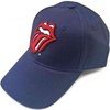 The Rolling Stones - Classic Tongue Baseball pet - Blauw