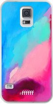 Samsung Galaxy S5 Hoesje Transparant TPU Case - Abstract Hues #ffffff