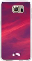 Samsung Galaxy S6 Hoesje Transparant TPU Case - Red Skyline #ffffff