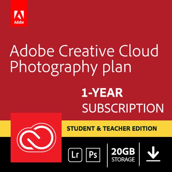 adobe creative cloud photography plan