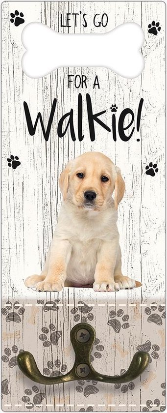 Leibanddrager: Labrador Pup - Kapstok voor: Hondenriem - Halsband - Hondentuig