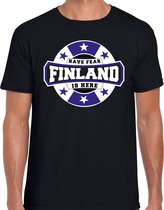 Have fear Finland is here / Finland supporter t-shirt zwart voor heren XL