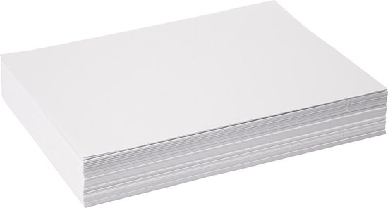 Tekenpapier op rol blanco 50 cm x 25 meter, 80 gram
