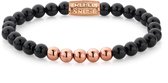 Rebel&Rose armband - Black Panther - 6MM - Rose Gold Plated L (19CM)