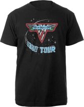 Van Halen Heren Tshirt -XL- 1980 Tour Zwart