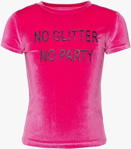 meisjes t-shirt Roze - Maat 122 |
