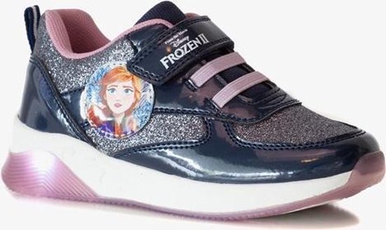 Frozen meisjes sneakers met lichtjes - Blauw - Maat 27 | bol.com